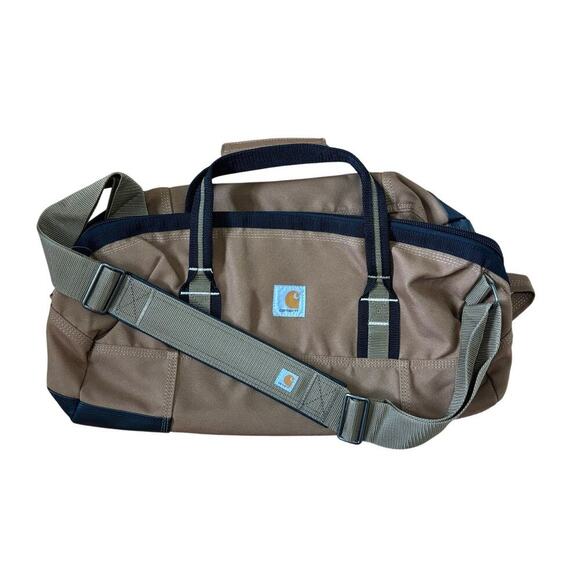 Carhartt Other - Carharrt 20" Tan Cassic Utility Duffel Bag 20" with Crossbody Strap NWOT